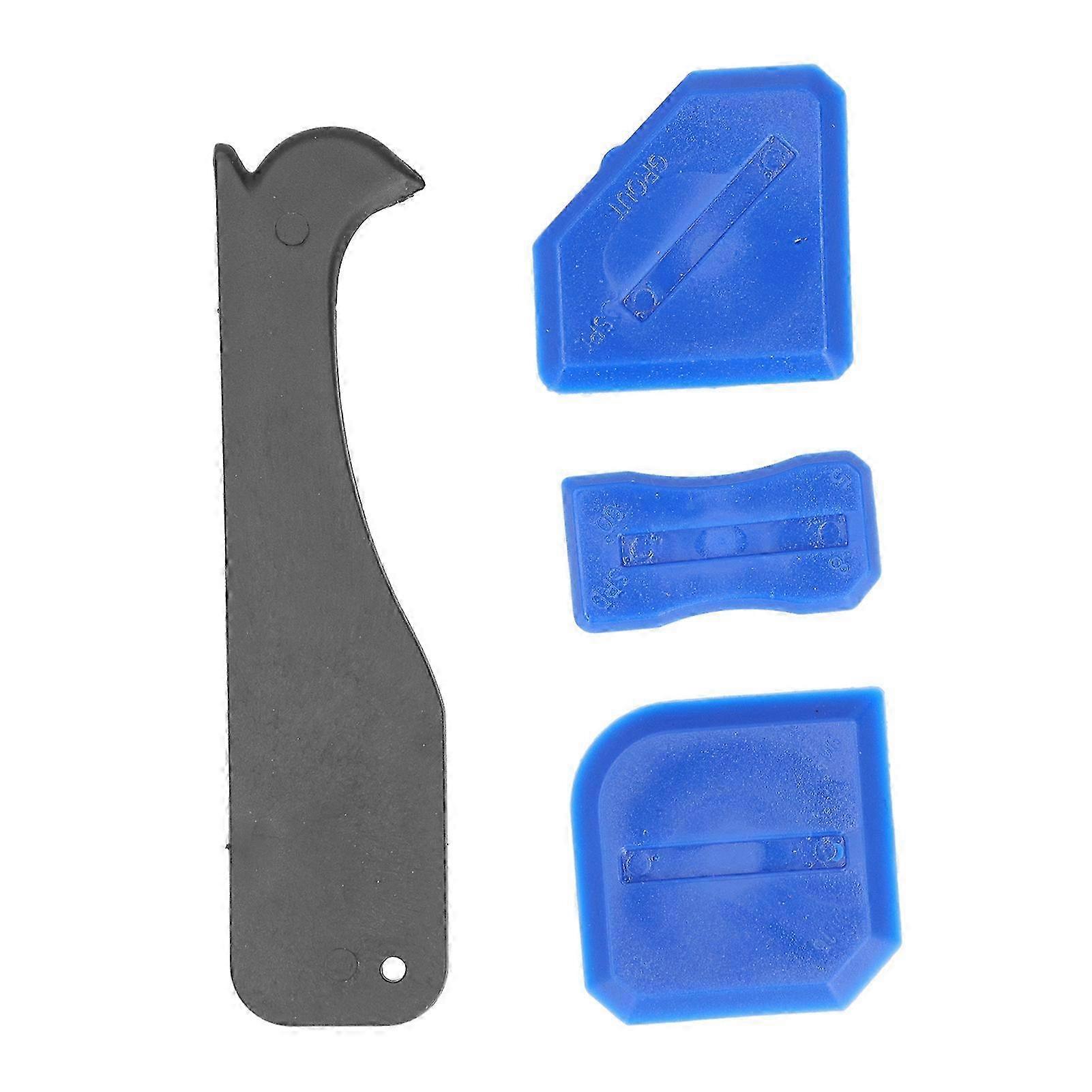 4PCS Sealant Caulking Tool Kit Silicone Caulking Finishing Tools for Bathroom and Kitchen Seals
