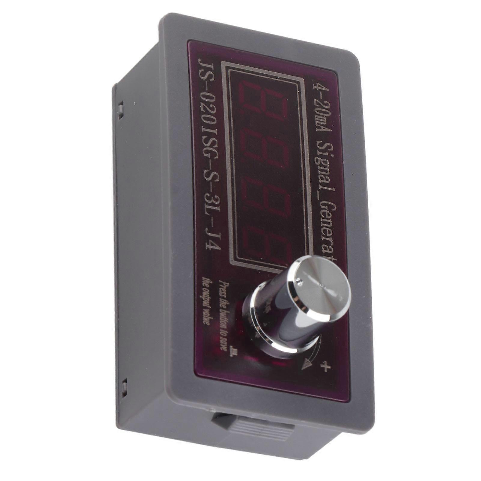 4?20mA Current Voltage Signal Generator with Battery Power Supply Interface Analog Simulator Adjustable 4 Digit Display