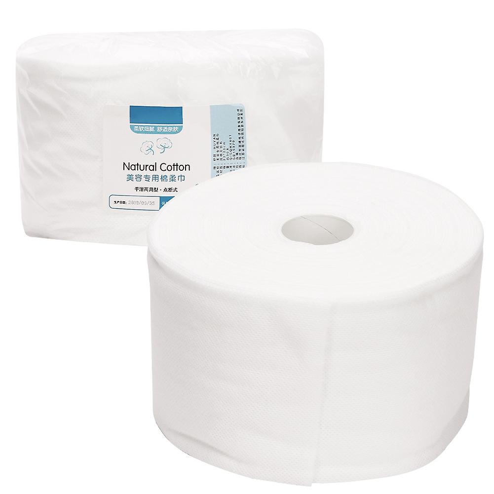 Serviette de toilette jetable en coton 30 m, lingettes nettoyantes pour le visage et le maquillage, pour salon de beauté