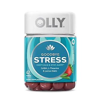 Olly Goodbye Stress Gummy, Gaba, L-teaniini, sitruunamelissa, marja. 42 Ct