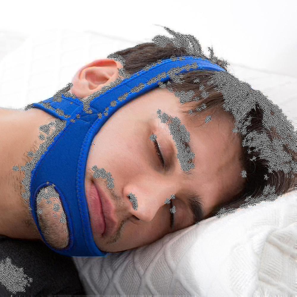 Anti Snore Aid Chin Strap Stop Snoring Sleep Belt Solution Jaw Support