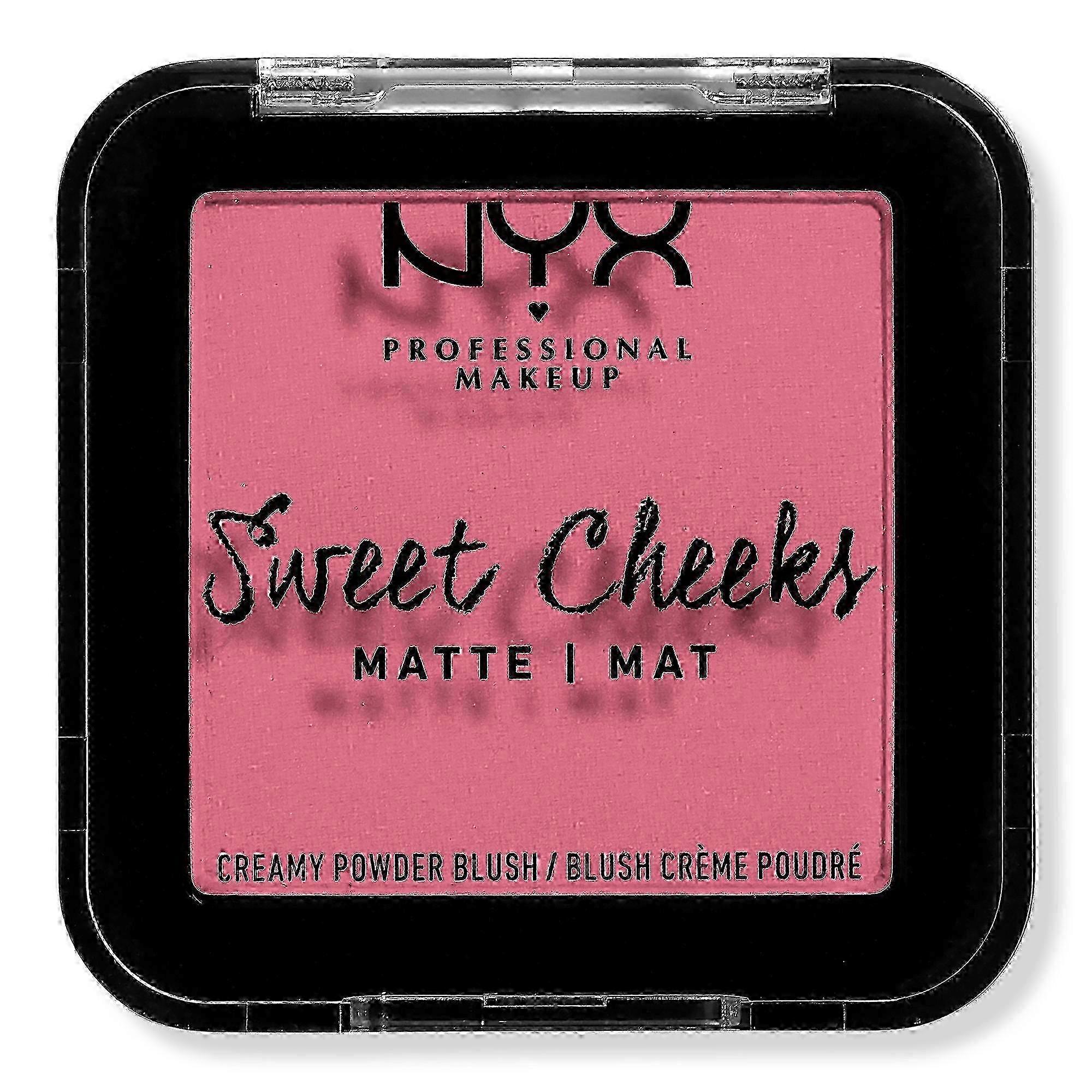Nyx بروفيشنال ماكياج سويت تشيكس كريمي بودرة أحمر الخدود (غير لامع) ، روز آند بلاي ، 0.17 أونصة