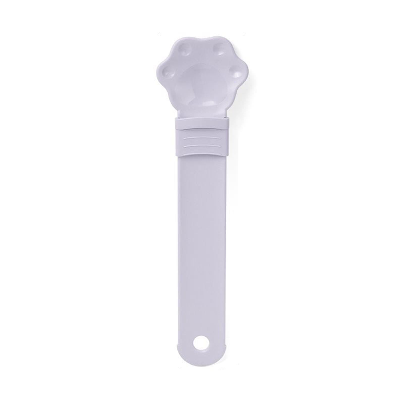 Cute Cat Feeder Spoons for Wet Food Multifuntional Hangable Spoon Pet Accessories