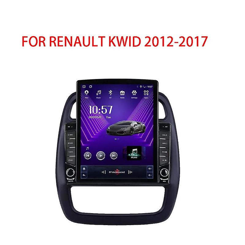 9.7" Android For Renault Kwid 2012-2017 Tesla Type Car Radio Multimedia Video Player Navigation GPS