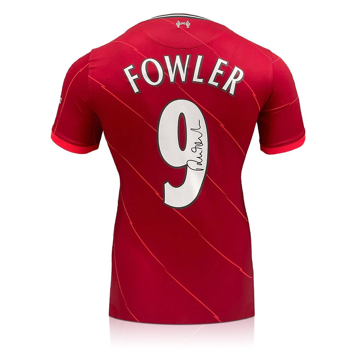 罗比·福勒 (Robbie Fowler) 签名利物浦 2021-22 赛季足球衫