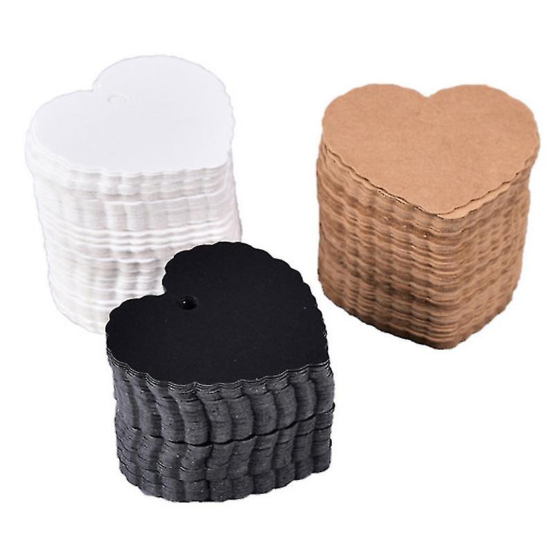 300 stk gavelapper,kraftpapiretikett (hjerteform)