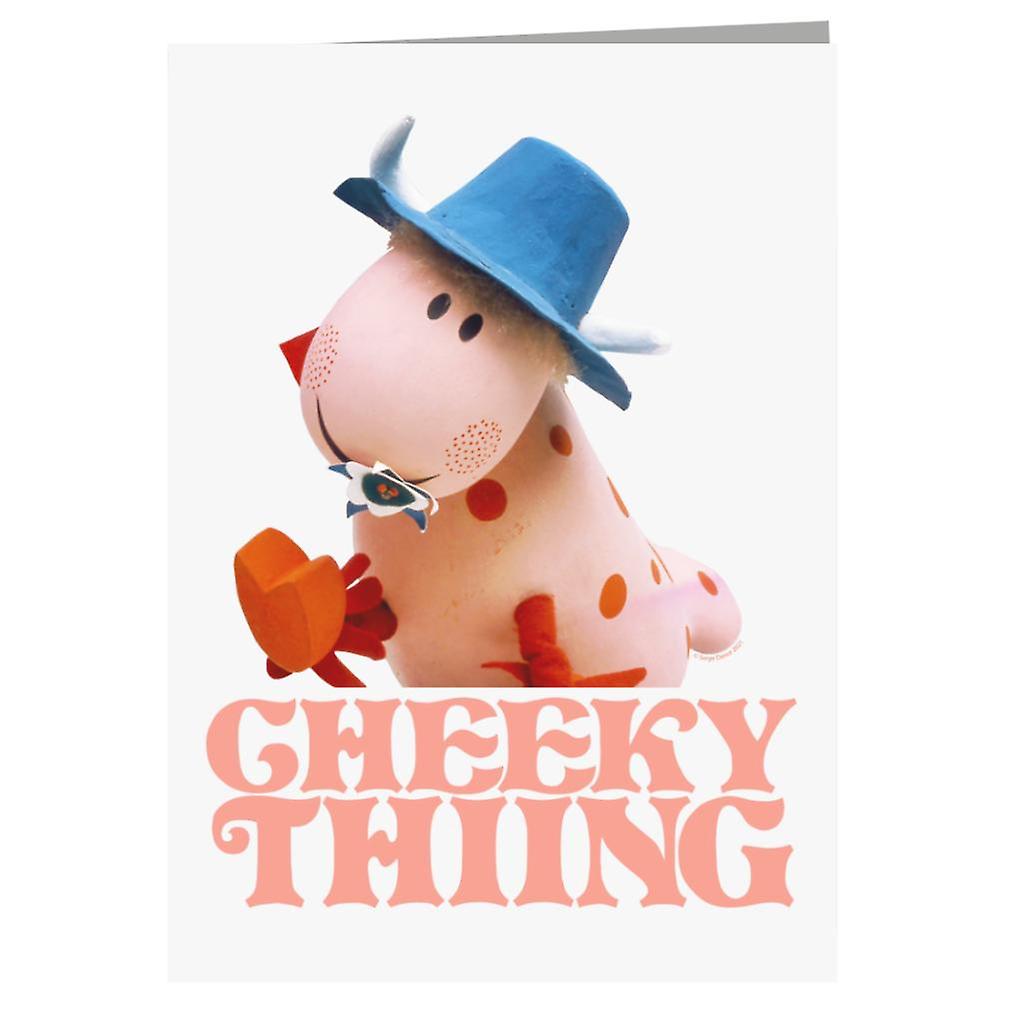 The Magic Roundabout Ermintrude Cheeky Thing Greeting Card