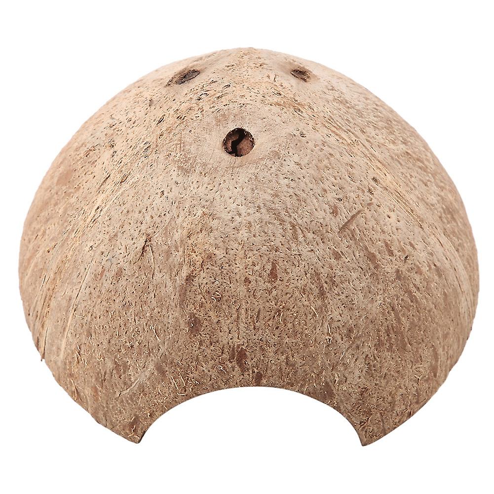 Natural Coconut Shell Turtle Hide Cave 12cm Aquarium Decor