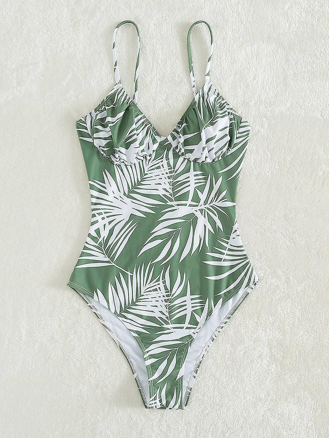 Women's V-Neck Sling Bikini Swimsuit (M)