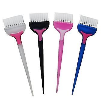 Set of 4 Hair Coloring Brushes（Mixed Hair Color）, Hair Coloring Dye Brushes, Suitable for Hairdressi