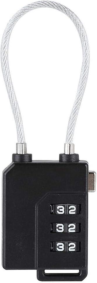 TSA21100 Password Lock, Customs Security Lock with 3-Digit Password Bag Lock(Blue)