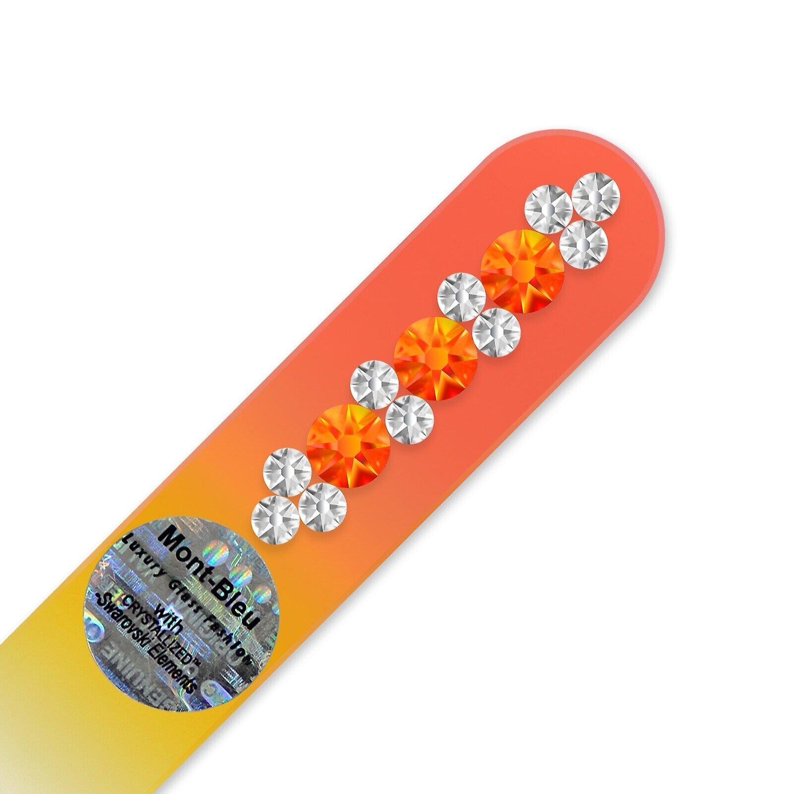 Purse size nail file ORC-S - Fireopal - Crystal