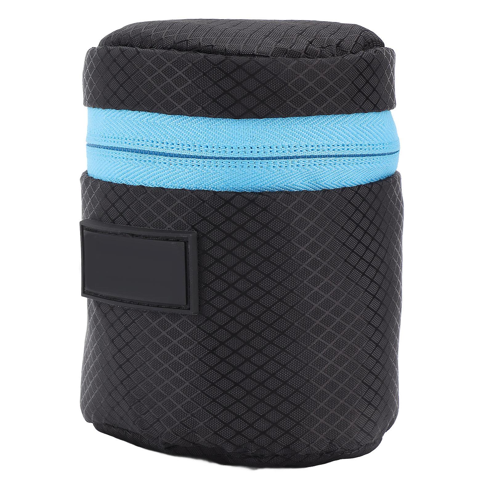 Camera Lens Protective Pouch Neoprene Waterproof Lens Case Bag with Zipper for DSLR Camera S 