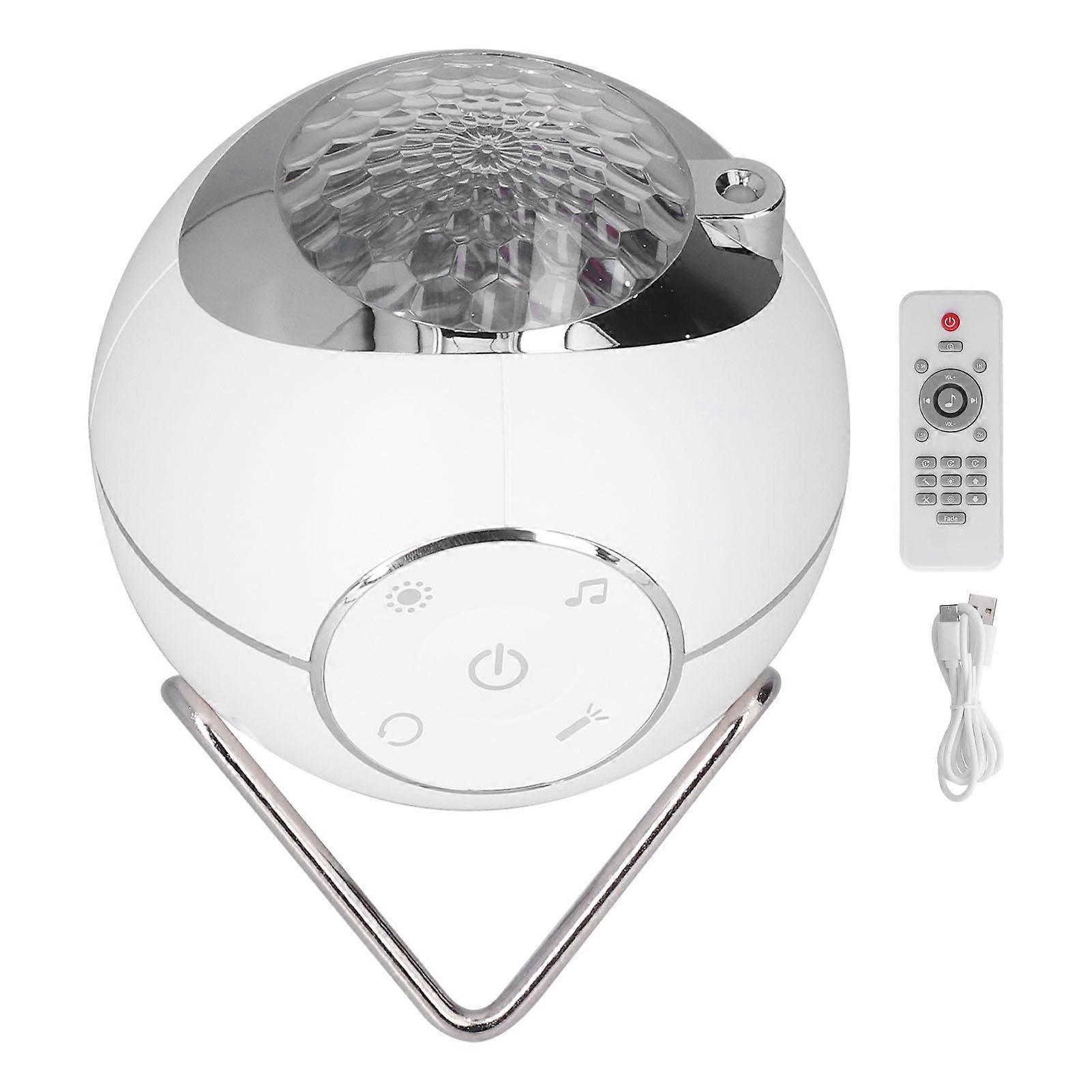 USB Charging Star Projector LED Light Projector with Touch Button Night Light Lamp with Music for Children's Room