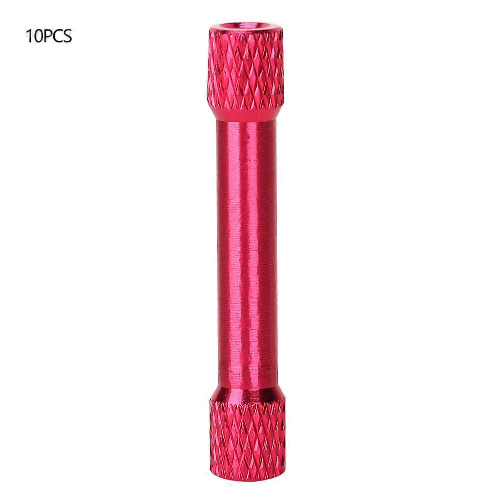 10 Pcs Standoff M3x35mm Anodized Aluminum Alloy Internal Thread Column Spacer for DronePeach