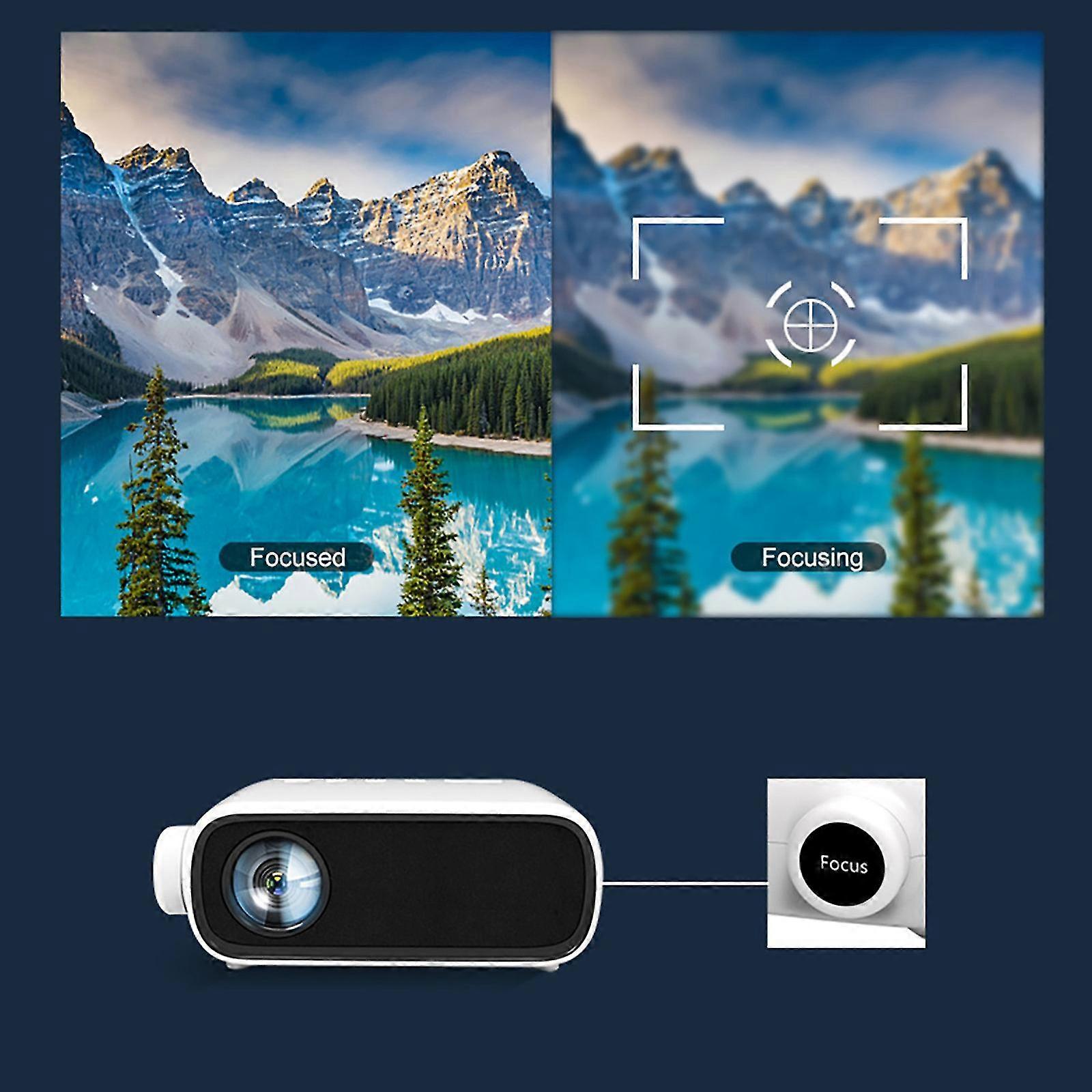 Mini Projector,1080p Full Hd Led Video Projector Home Beamer