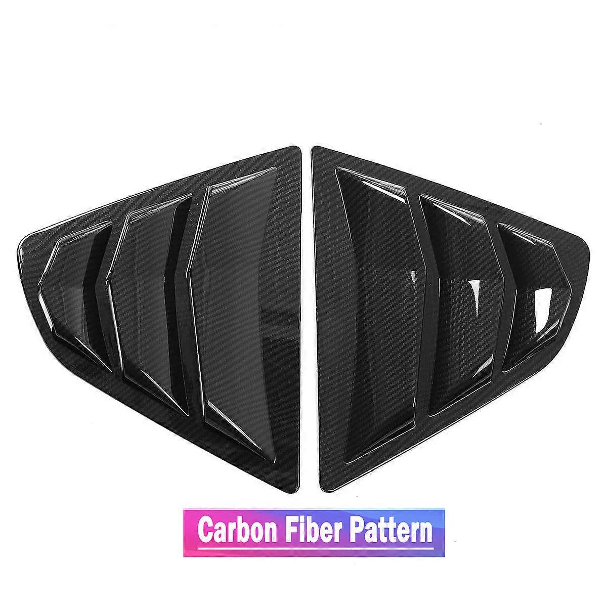 For Toyota Camry SE XSE L LE XLE 2018-2020 ABS Rear Side Window Louver Frame Shutter Cover Accessories