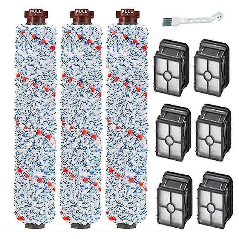 Multi-surface Brush Rolls For Bissell Crosswave 1785 2303 Vacuum Cleaner, Compare To Model Number 1608683 & 1608684