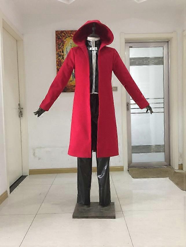 Fullmetal Alcfullmetal Alchemist Edward Elric Red Woolen Overcoat