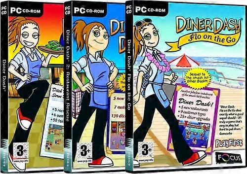 Diner Dash Triple Pack (PC) - New & Sealed