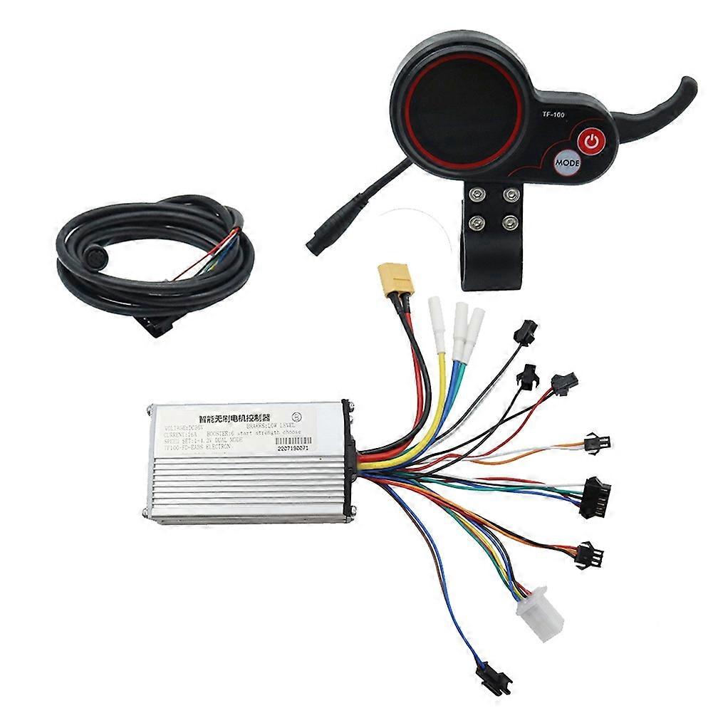36V 16A Electric Scooter Controller Dashboard Kit with TF-100 Display Scooter for Electric Scooter