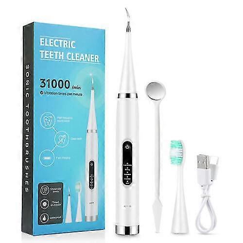 Powerful Ultrasonic Plaque Remover For Teeth With 5 Modes, Dental Tooth Whitener