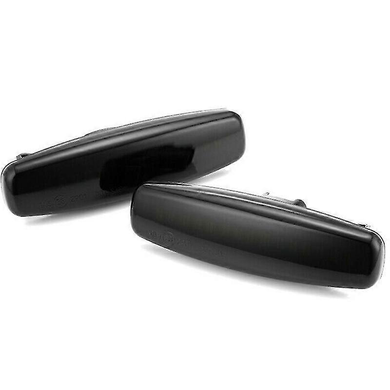 Dynamic LED Side Marker Turn Signal Blinker For Infiniti FX35 FX37 G35 EX25 – Smoked/Tinted, 12V