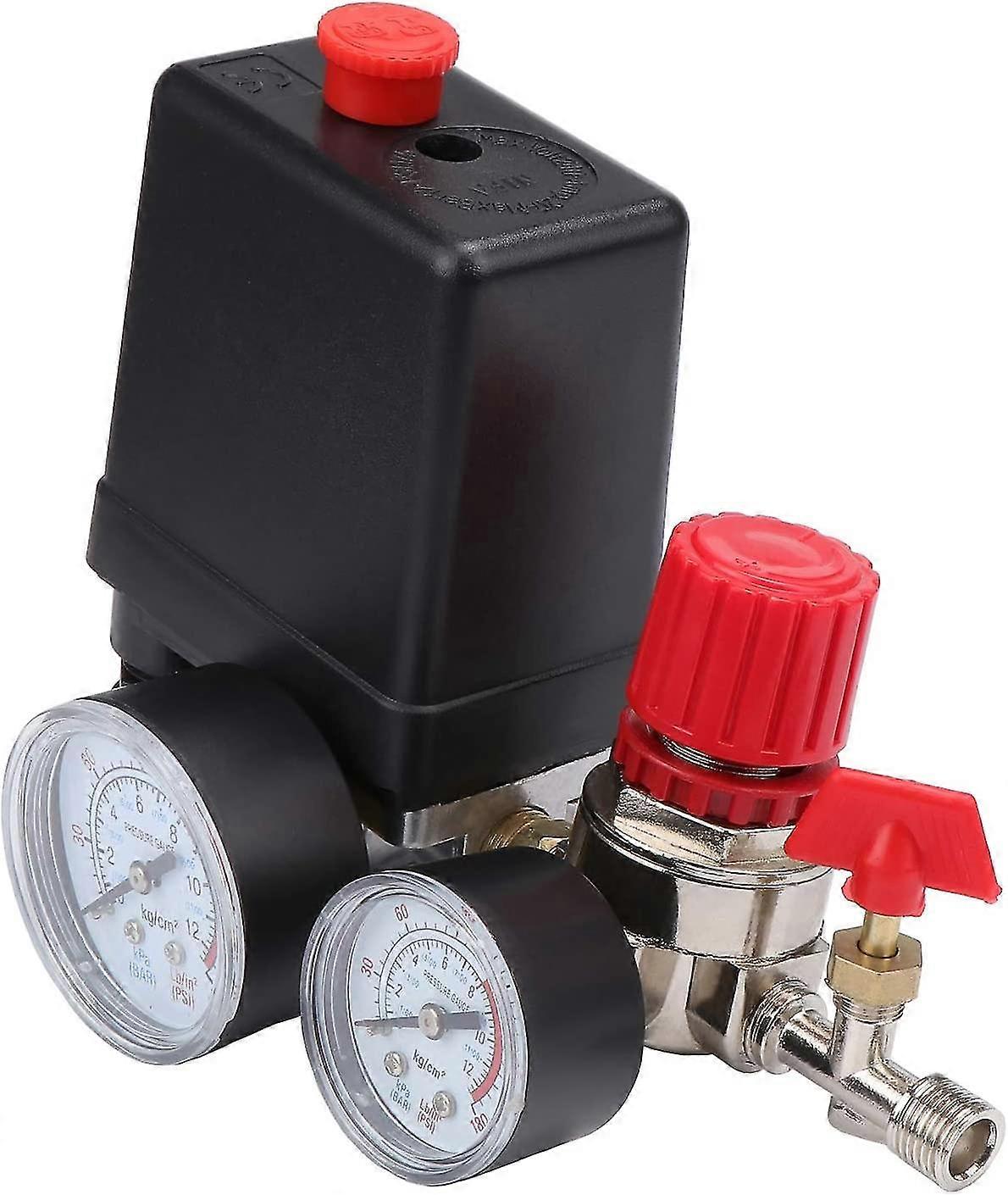 Air Compressor Pressure Switch Valve Pressure Switch Air Compressor With Regulators Gauge
