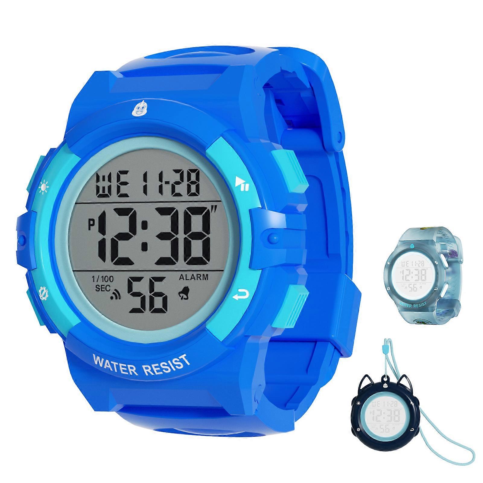 Digital Watch for Boys Girls Waterproof Kids DIY Watch Set with 3 Watch Cases and 2 Watchbands NFC Door Unlocking 50M Waterproof