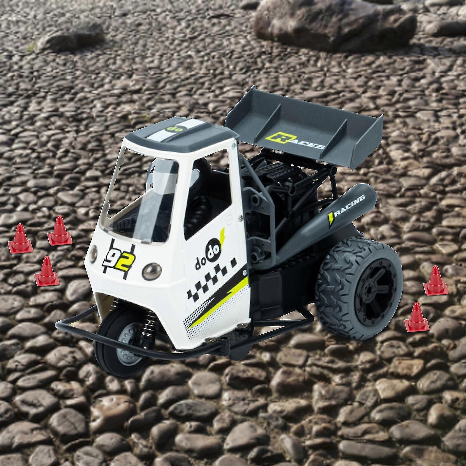 2023 New Rc Tricycle For Kids 2.4g Remote Control Motorcycle Electric Drift Car Toy High Speed Rock Off-road