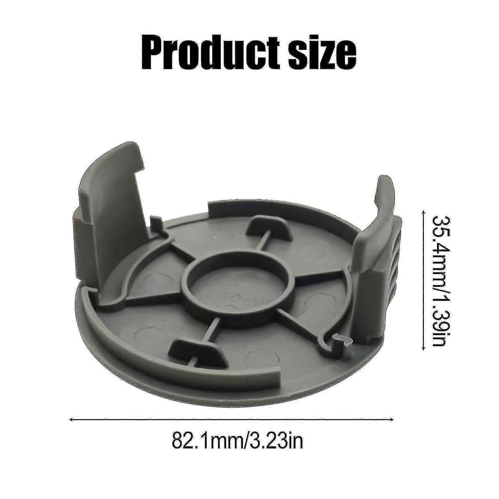 2 Tapas De Bobina F016F05320 Para Cortadora De Césped Bosch EasyGrassCut 18, 23, 26 - Repuesto