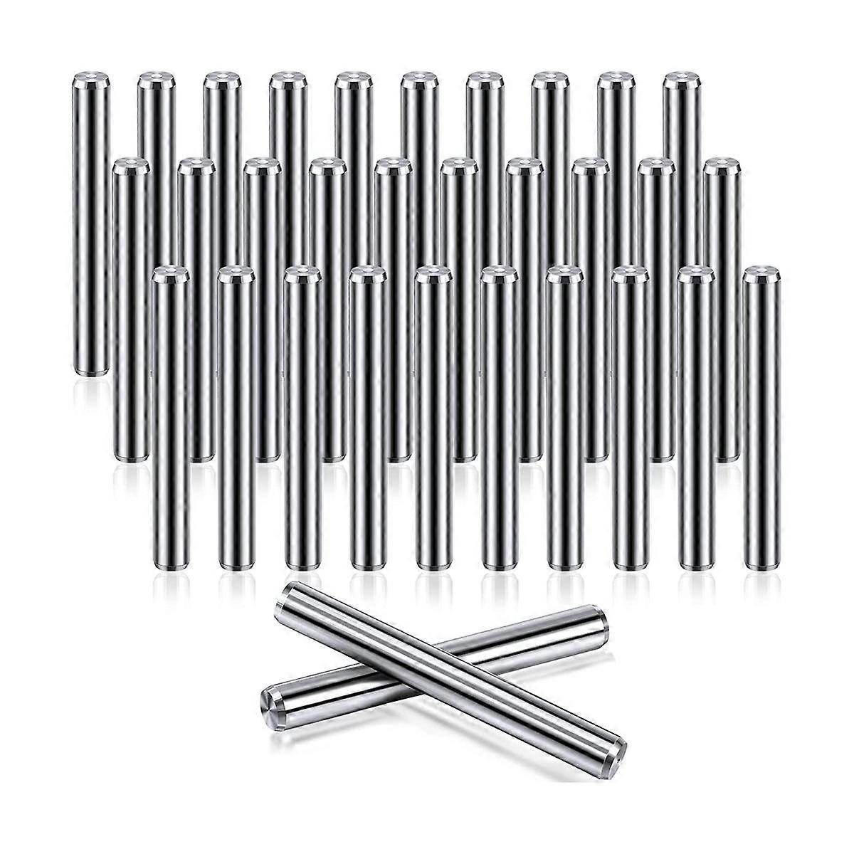 32 Pieces 5 mm x 40 mm Shelf Brackets Pegs Shelves Dowel Pins Stainless Steel Shelf Pins Metal Book