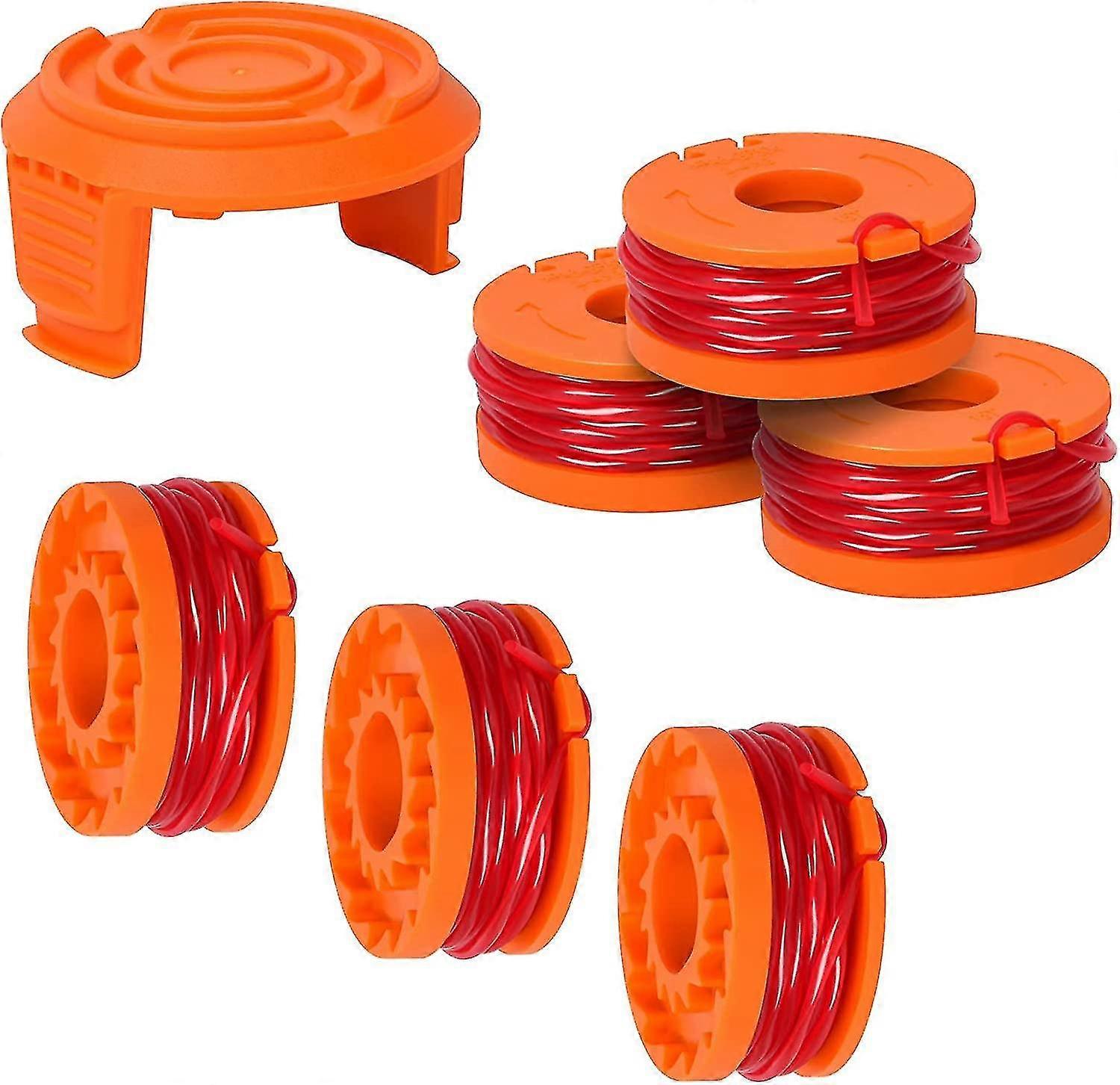 Kryc-generep Weed Eater String Replacement Trimmer Line For Worx Wa0010 Wg180 Wg163 Spools,10 Ft/0.065 Inch Trimmer String Refills Parts,wa6531 Gt Spo