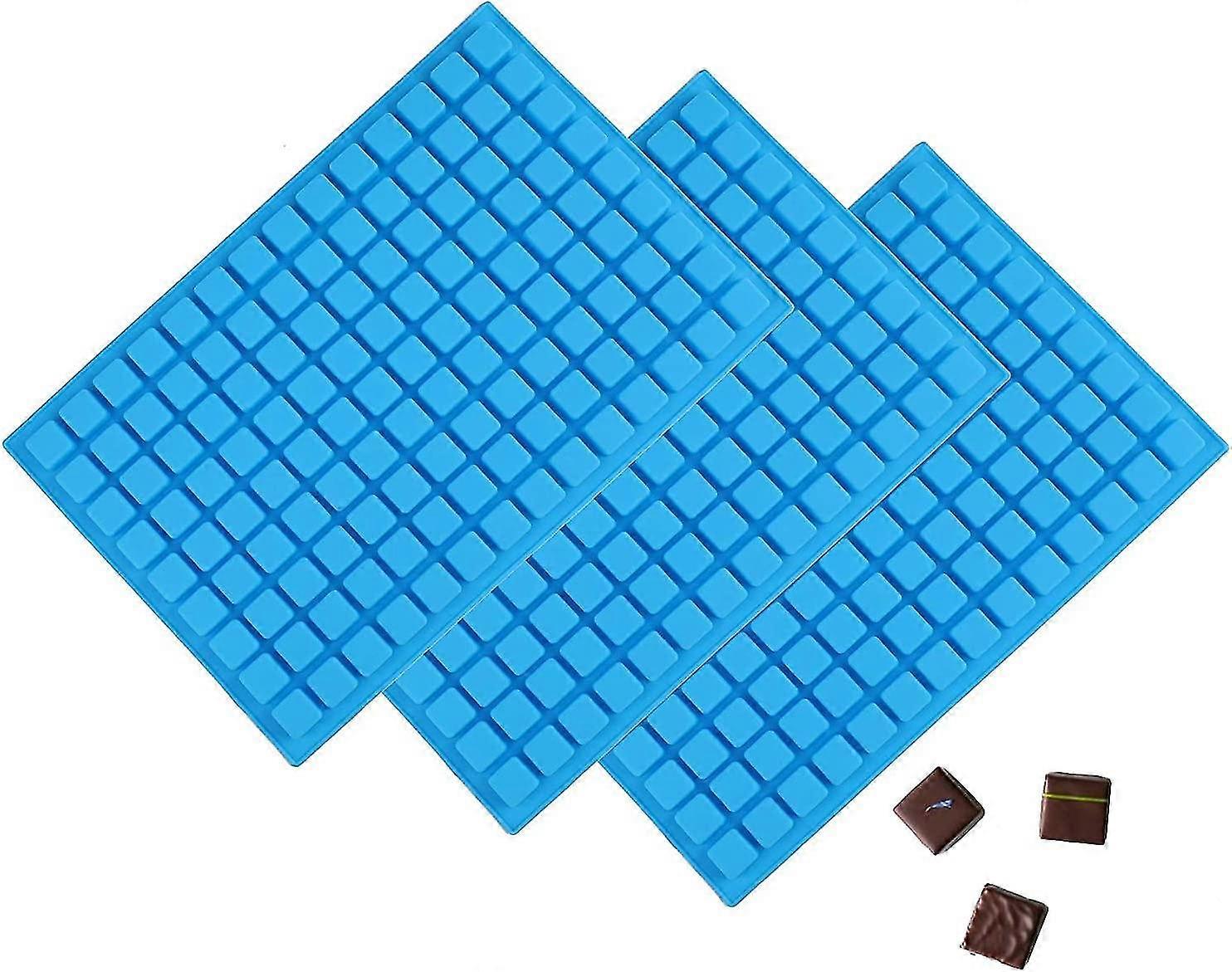 3 Pieces 126-cavity Square Silicone Mold Mini