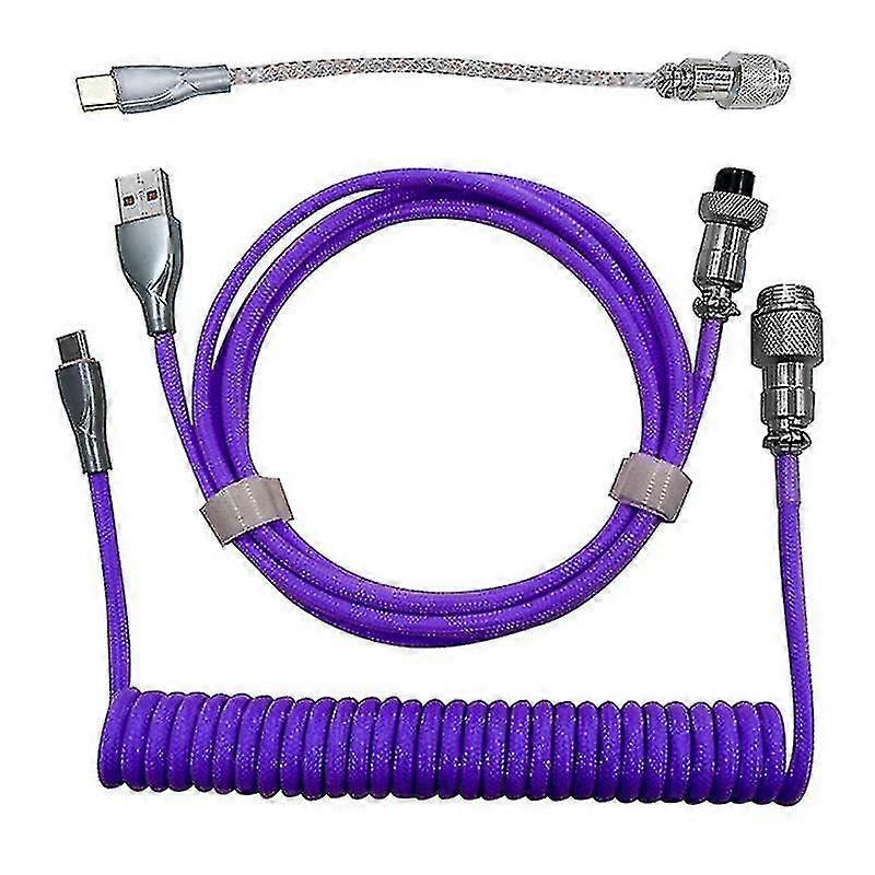 Mechanical Keyboard Cable Usb Data Cable Aviation Head Cable, A
