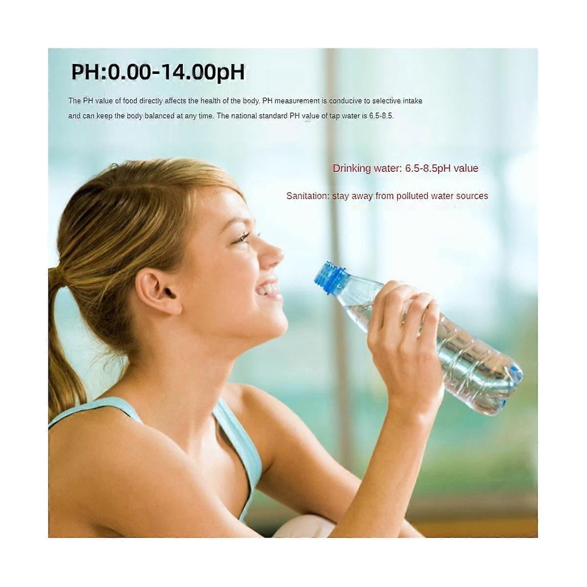 PH Meter, Digital 4 in 1 PH EC TDS Temp Meter for Water Hydroponics, Waterproof and EC PPM Water Te