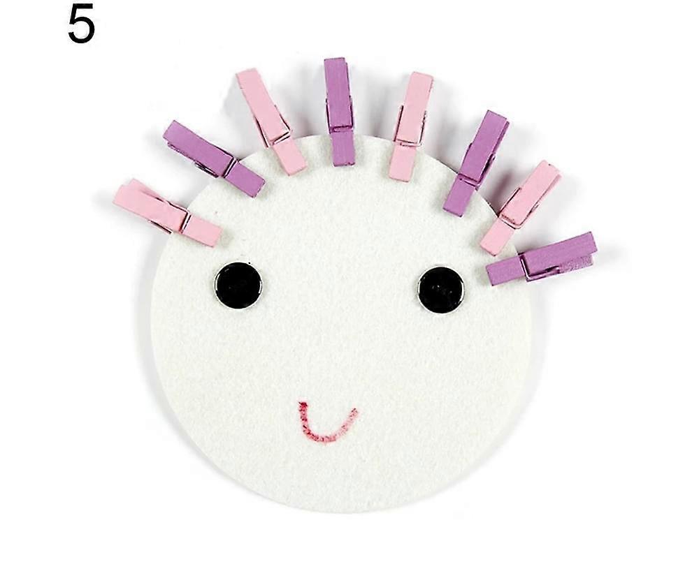 漫画の太陽猫マウスクリップトレーニングDIYクラフト数学学習子供教育玩具 - 5