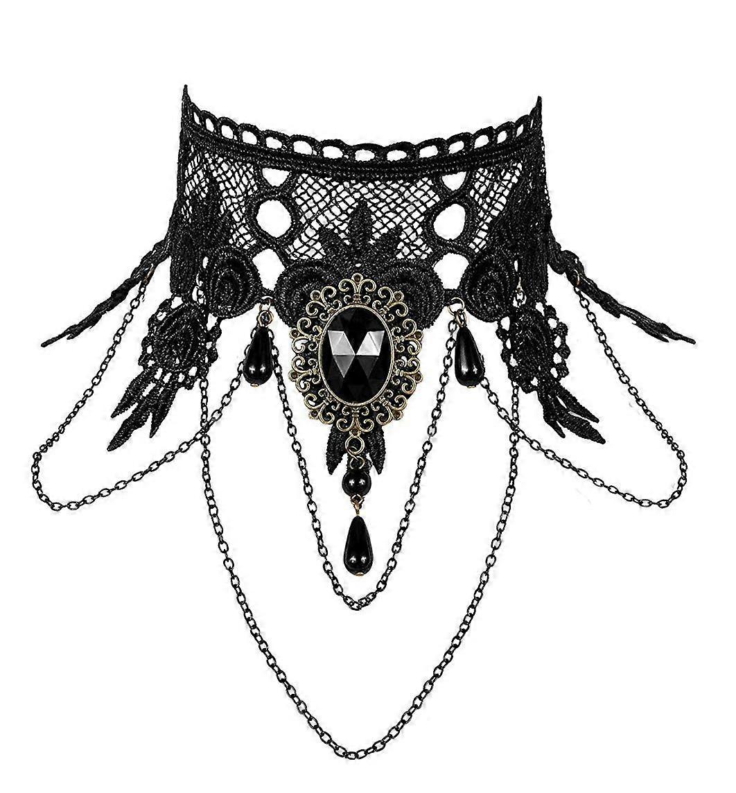 Women's Gothic Lace Collar Choker