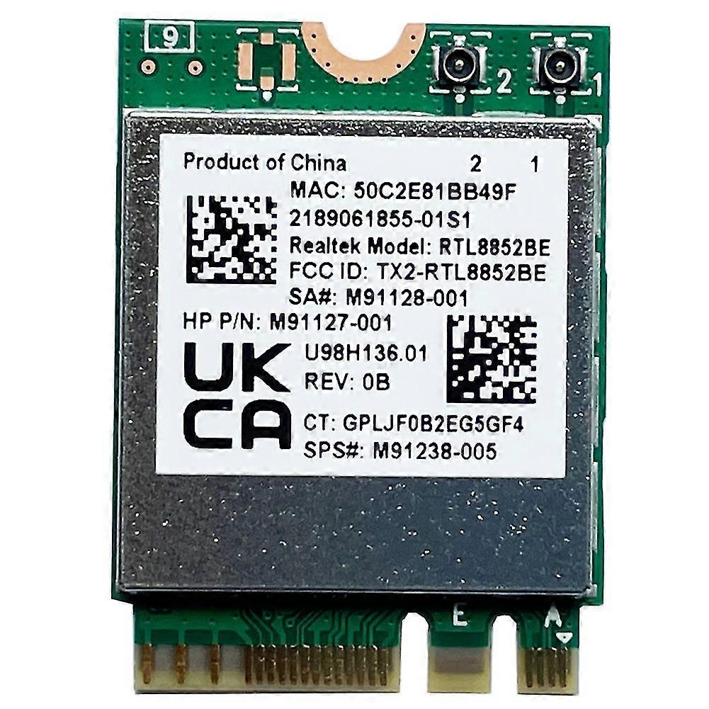 Neue RTL8852be Dualband 2.4G / 5G Wifi6 802.11AX Wifi Karte 1800m Bt5.2 Modul Netzwerk Ngff M.2 Networ
