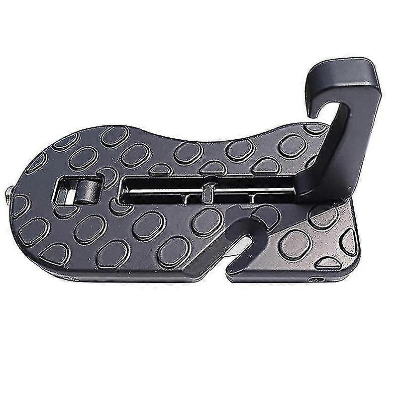 Multi Functional Latch Door Step, Glass Breaker Safety Hammer,black