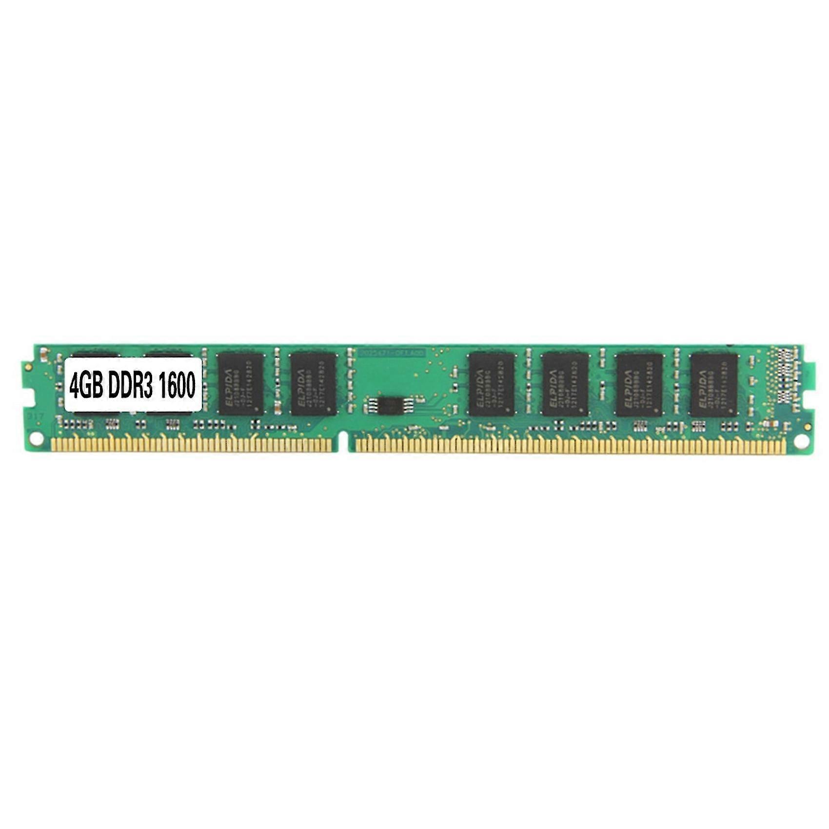 Ddr3 4g Ram Memory 1600mhz 240 Pin Desktop Memory Bar Compatible With 1333mhz Small Board Single-sid