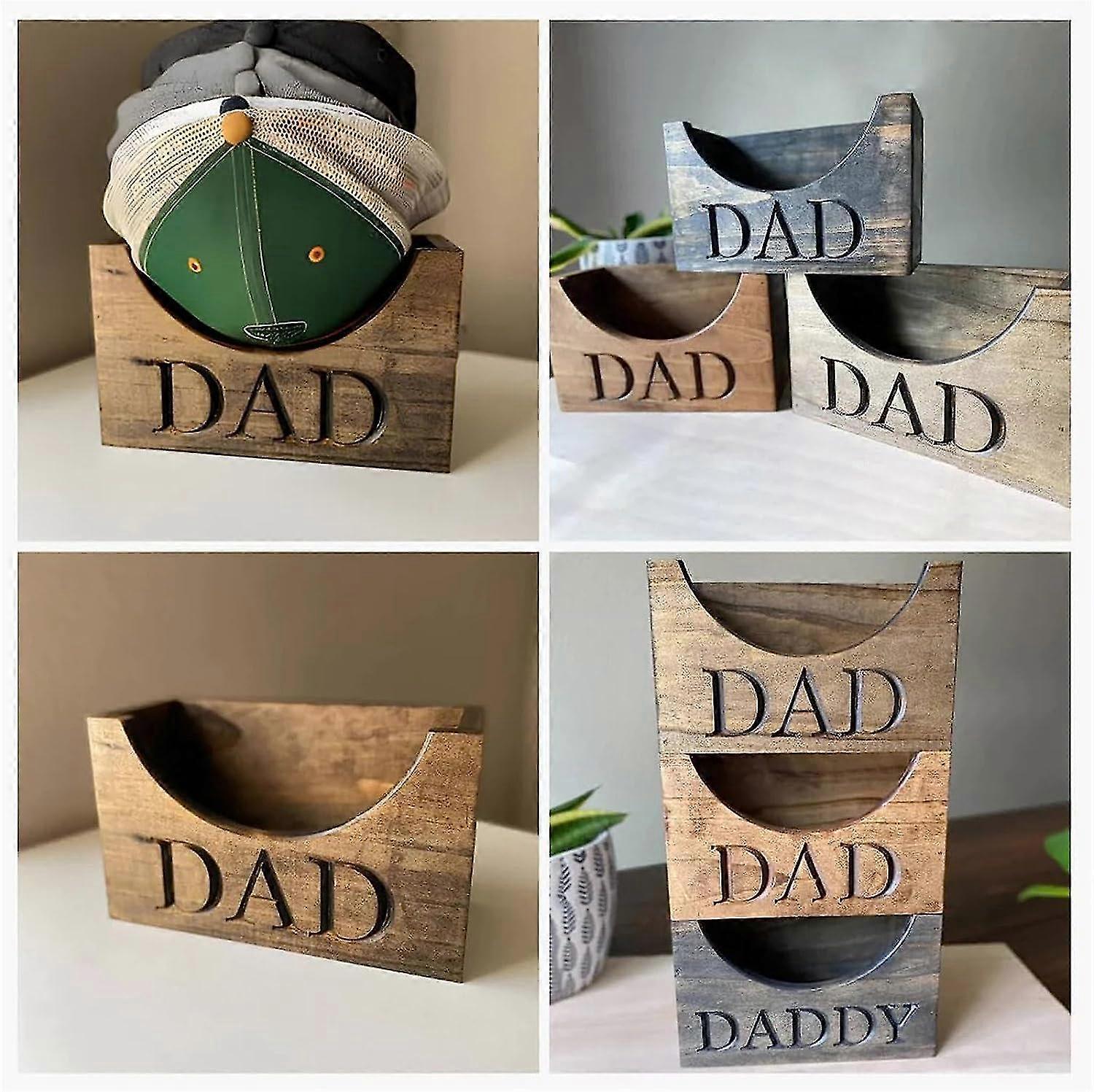 Wooden Hat Holder Display Stand, Hat Storage Rack For Baseball Caps ...