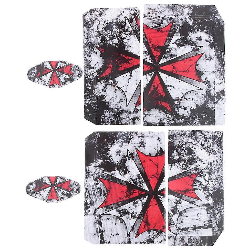 Umbrella Skin Sticker For PS4 Playstation 4 Console Controller Decal Set