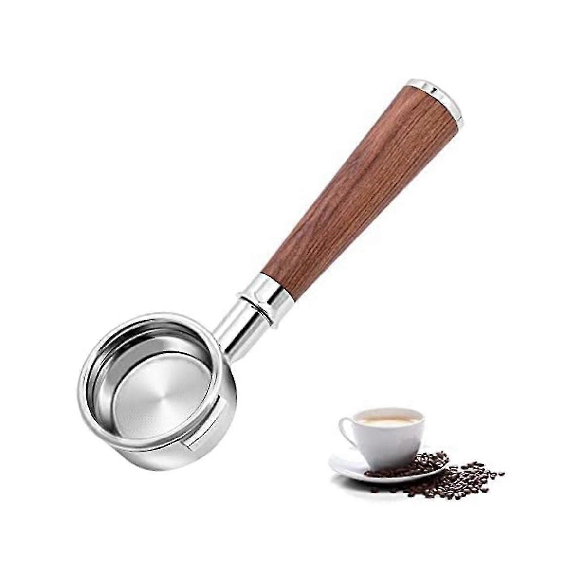 58mm kaffe bunnløs portafilter for E61 / expobar E61 / E61ecm, 304 mat rustfritt stål kaffe espresso