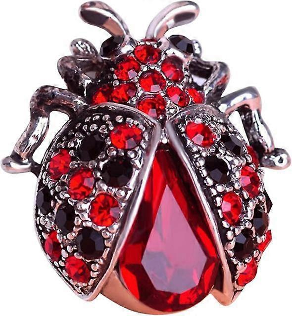 Beetle Crystal Brooch For Women