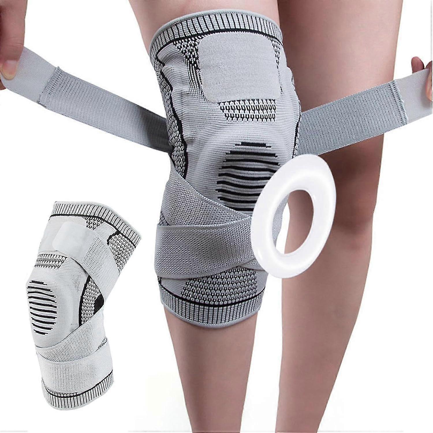 סד תמיכה בברכיים לגברים נשים שרוול דחיסת ברך מקצועי לריצה הרמת משקולות קרע מניסקוס הקלה על כאבי מפרקים התאוששות מפציעה