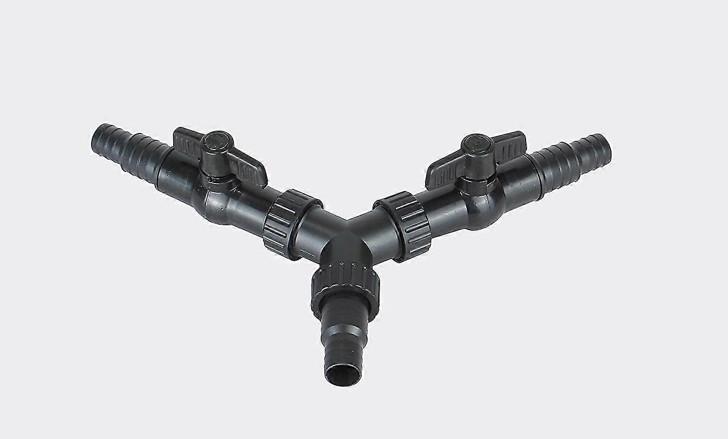 Y-distributor 20/25mm For Pond Hose (3/4"/1") Adjustment Valve