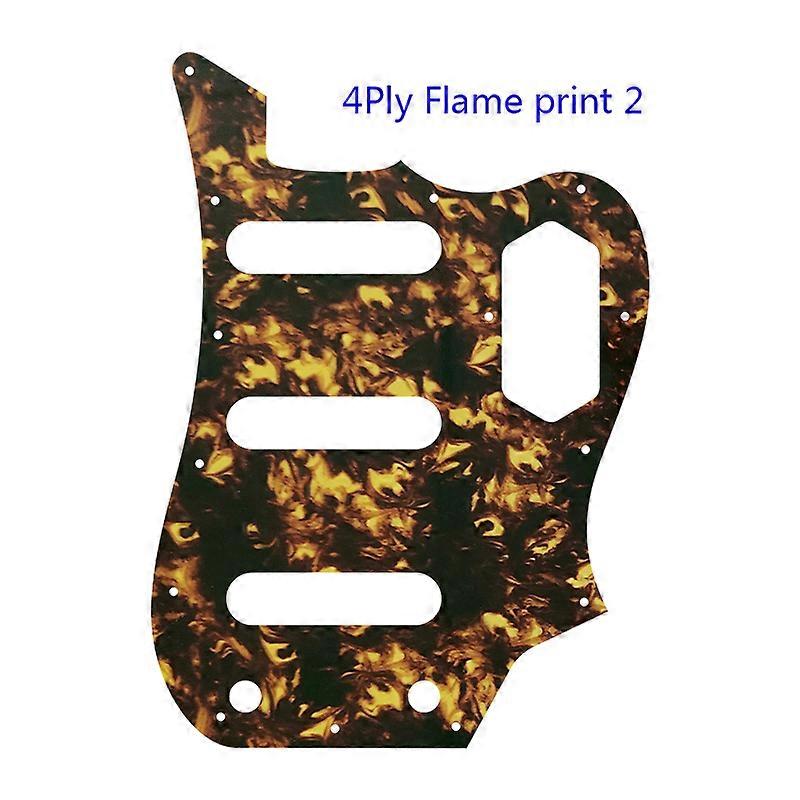 Xin Yue Custom Parts - Für US FD Bass VI Gitarre Schlagbrett Scratch Plate Multi Color Choice Flame Pattern