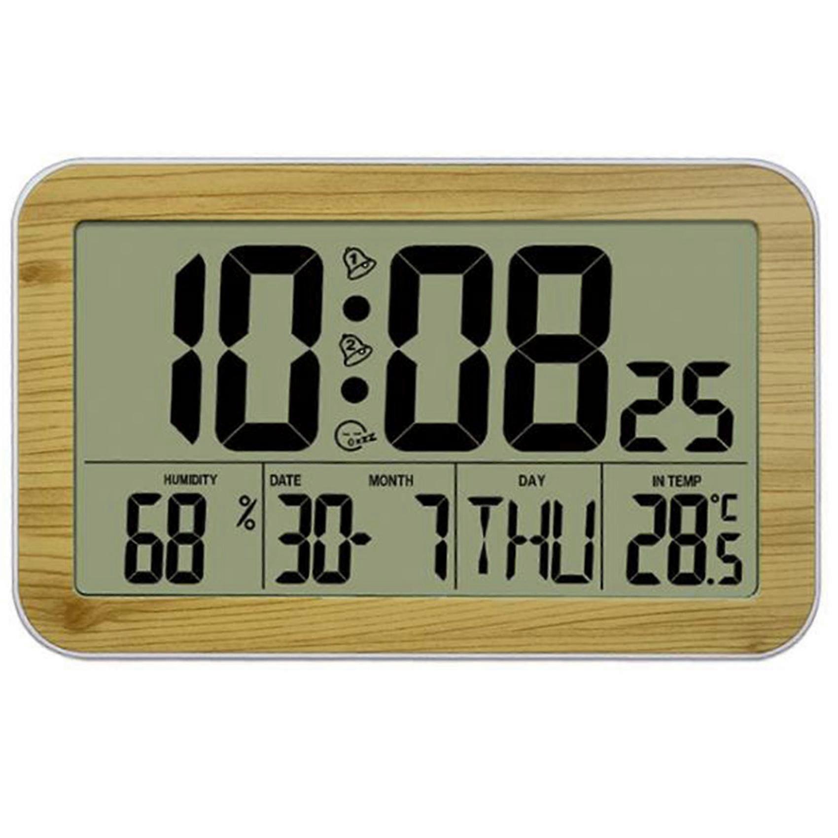 Screen Digital Wall Clock Home Electronic Wall Clock Student Electronic Alarm Clock Digital Display Desk Clock A