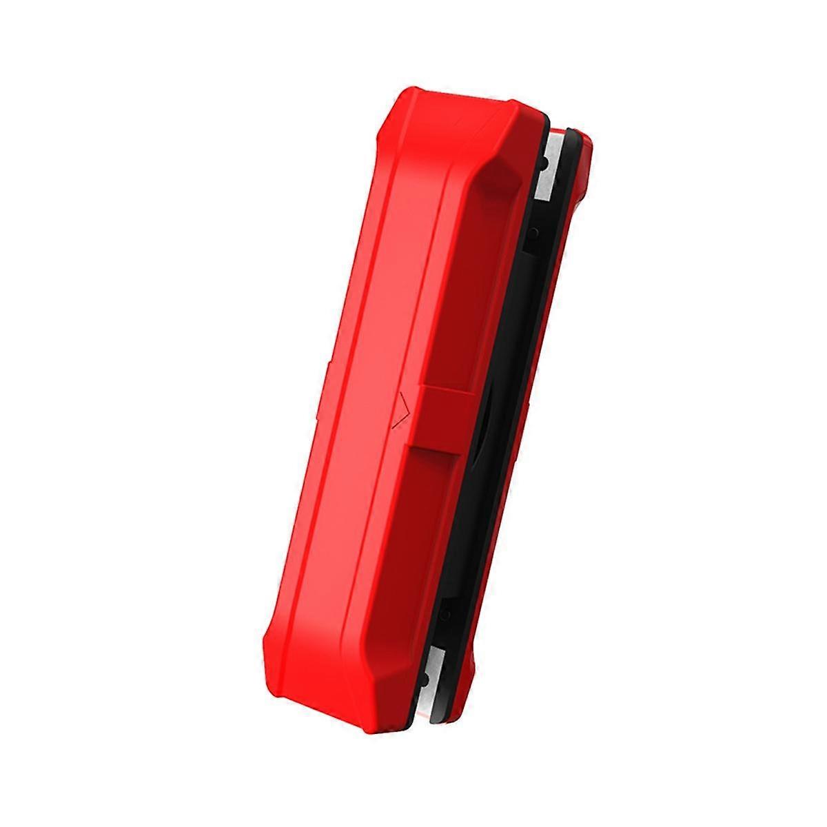 Magnetic Double-Side Windows Clean for Single/Double Glazed Windows Glass Clean Anti-Falling, Red